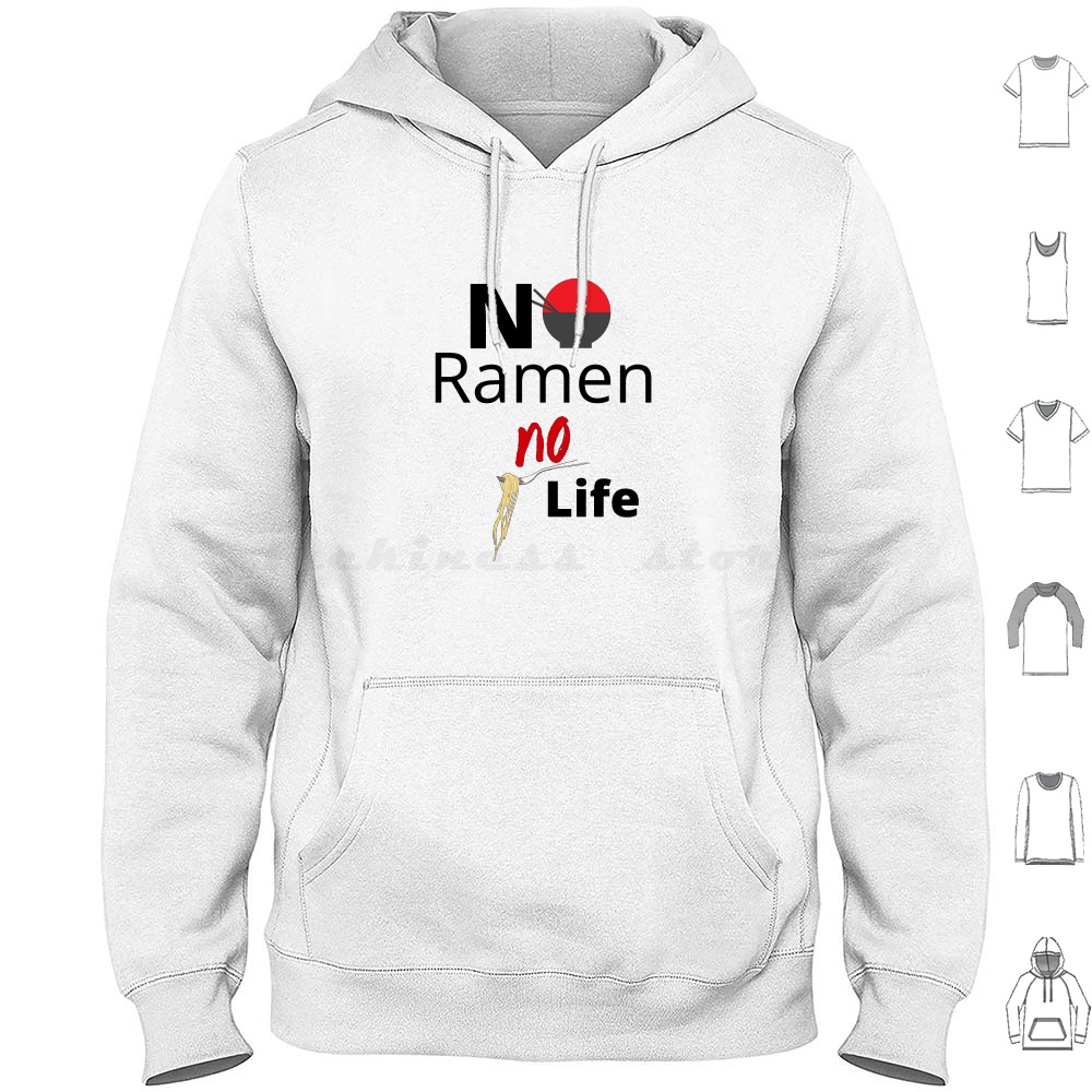 Japanese Daily Lifestyle - No Ramen No Life Hoodie Cotton