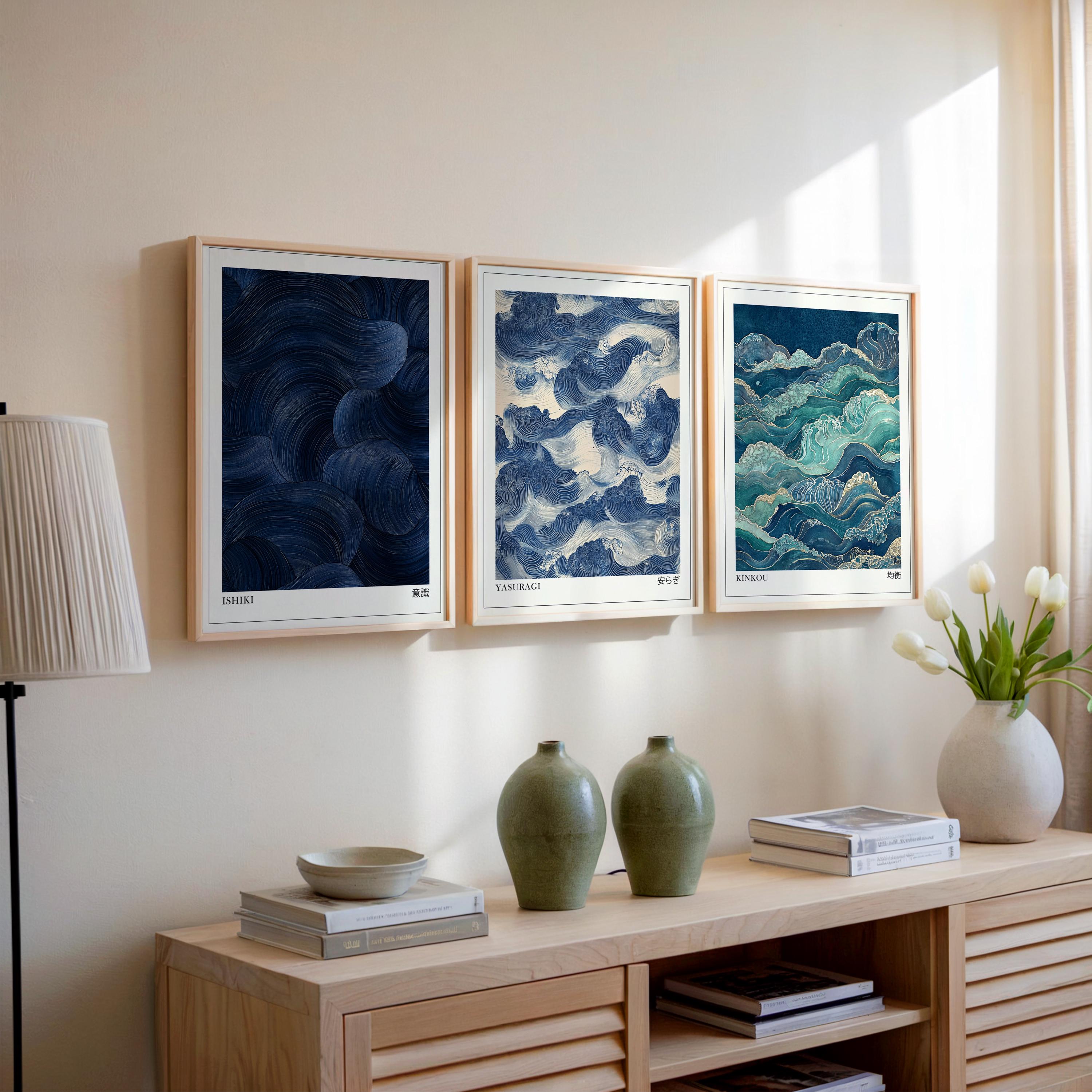 Japandi Wall Art Set of 3, Mod - Japanese Living Lifestyle recension och pris
