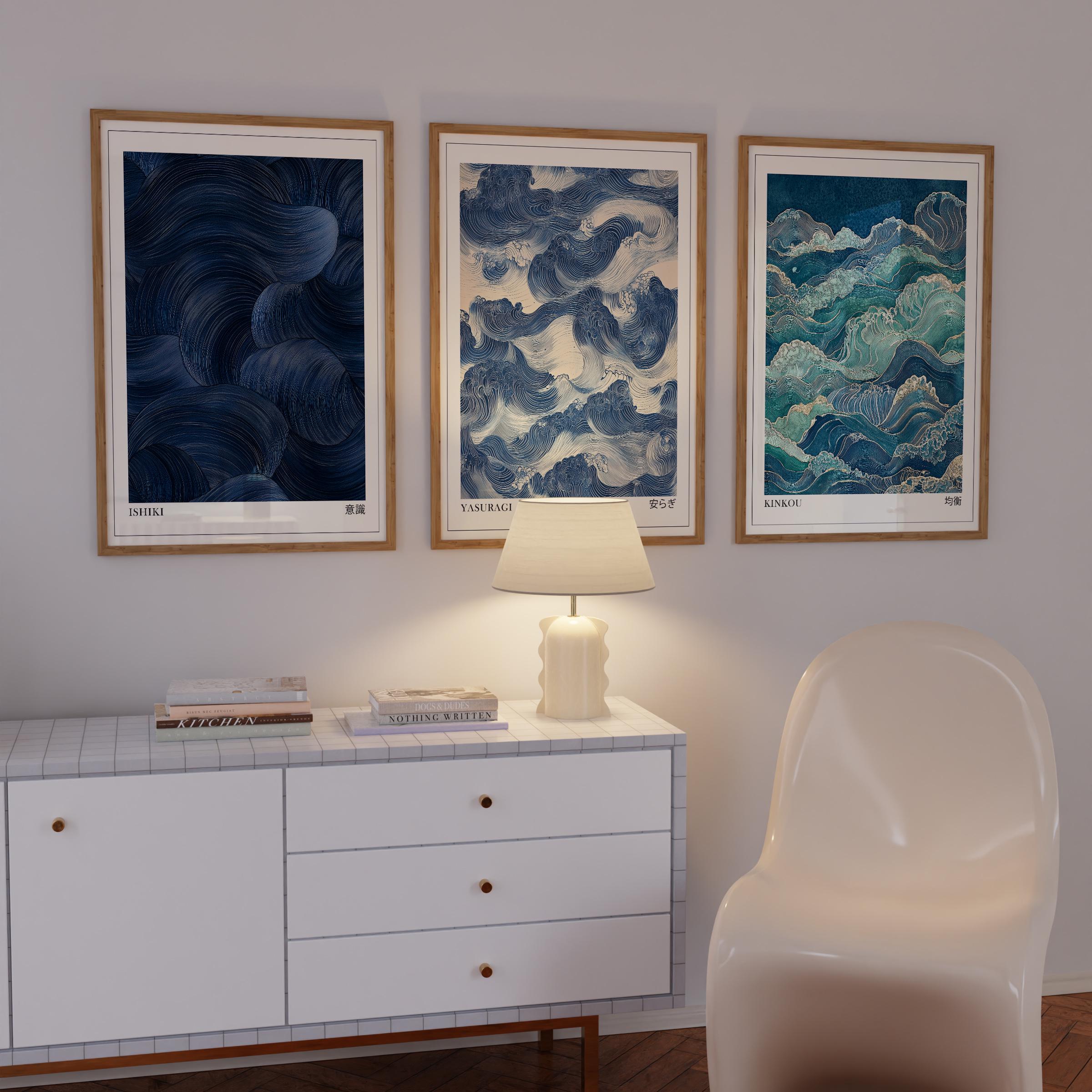Japandi Wall Art Set of 3, Mod - Japanese Living Lifestyle recension och pris