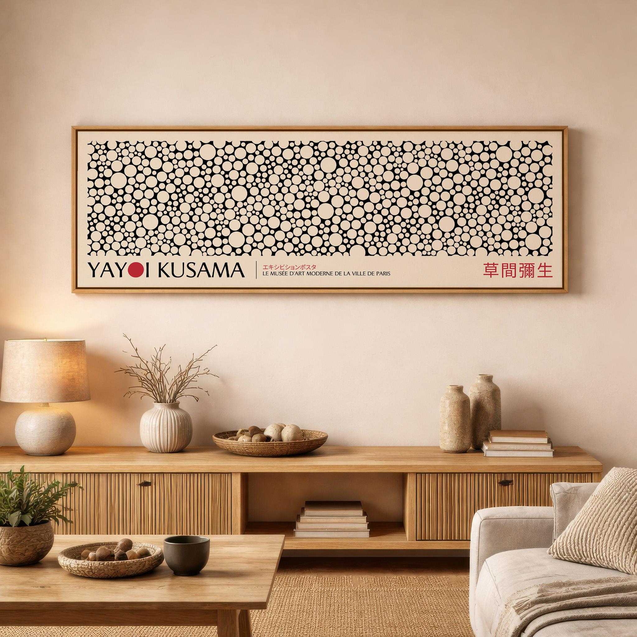 Large Japanese Yayoi Kusama Ab - Japanese Living Lifestyle recension och pris