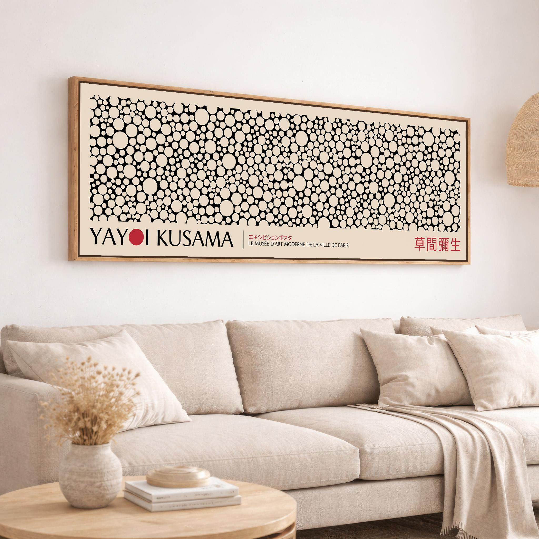 Large Japanese Yayoi Kusama Ab - Japanese Living Lifestyle recension och pris