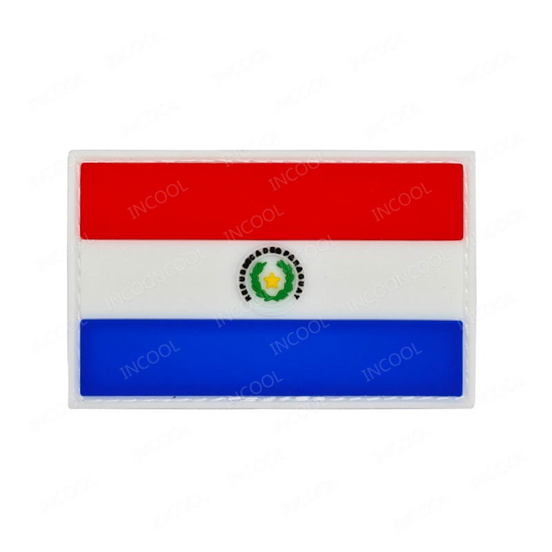 Paraguay Flag Embroidered Patc - Furoshiki Wrap Cloth recension och pris
