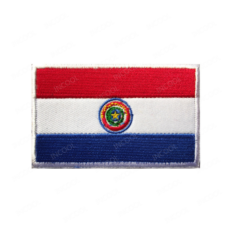 Paraguay Flag Embroidered Patc - Furoshiki Wrap Cloth recension och pris
