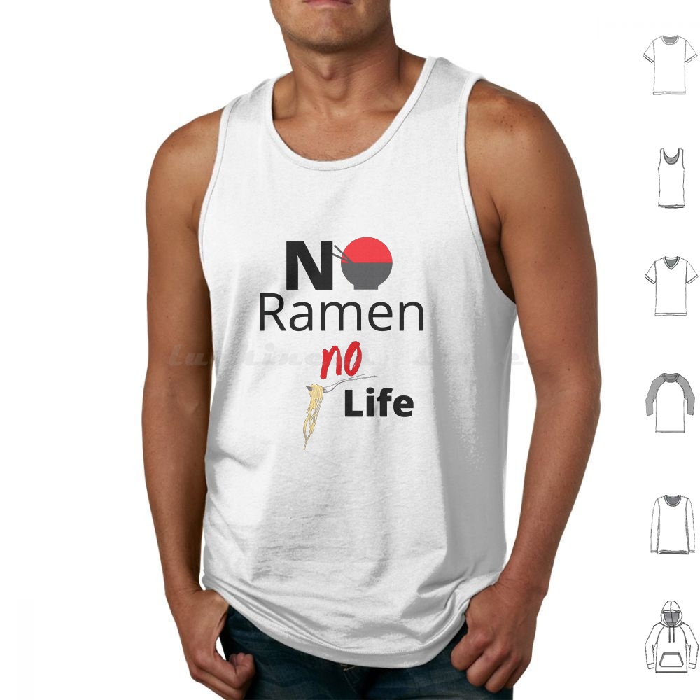 No Ramen No Life Tank Tops Ves - Japanese Daily Lifestyle recension och pris