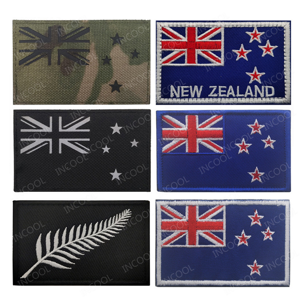 Embroidered Flag Patches New Z - Furoshiki Wrap Cloth recension och pris