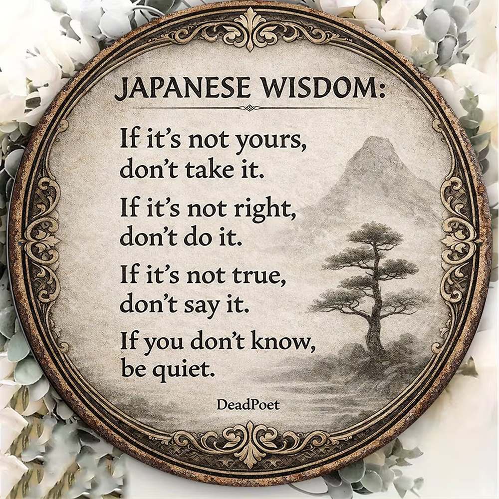 2D Flat, 1pc 8x8in/20x20cm 2D  - Japanese Life Quotes recension och pris