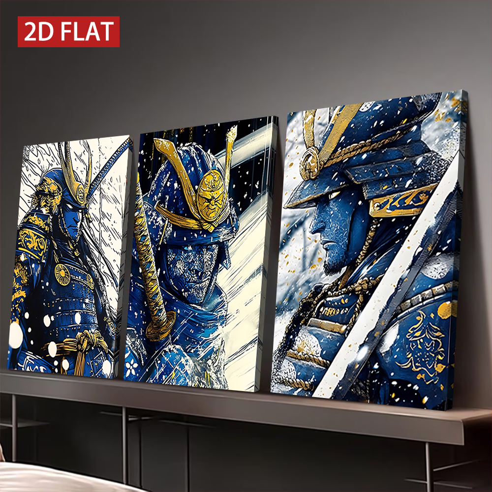 3 Counts Wooden Framed Canvas  - Japanese Living Lifestyle recension och pris