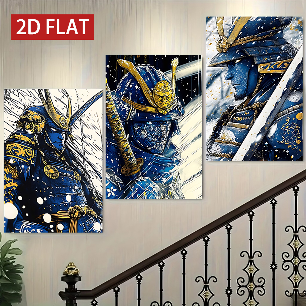3 Counts Wooden Framed Canvas  - Japanese Living Lifestyle recension och pris