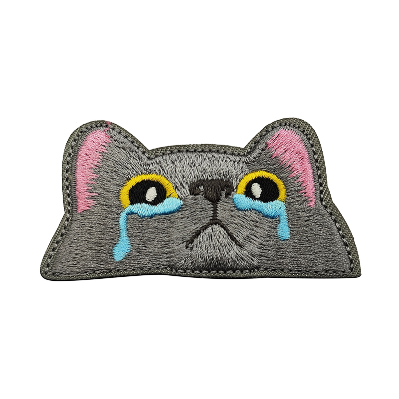 Cartoon Cat embroidery patch m - Furoshiki Wrap Cloth recension och pris