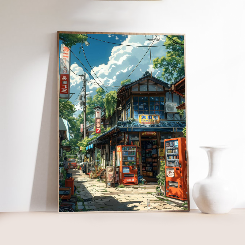 Manga Style Japanese Street La - Japanese Living Lifestyle recension och pris