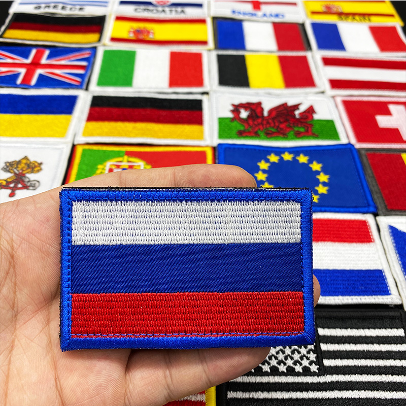 Country Flag Embroidered hook  - Furoshiki Wrap Cloth recension och pris