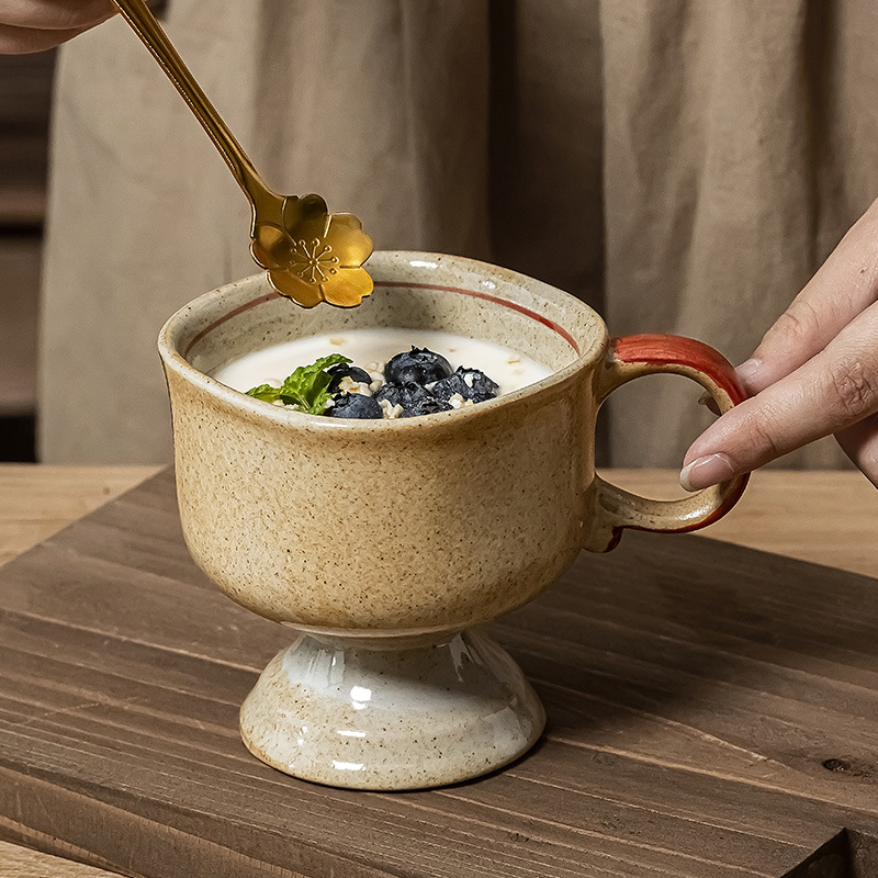 Retro Style Ceramic Cups Coffe - Japanese Daily Lifestyle recension och pris