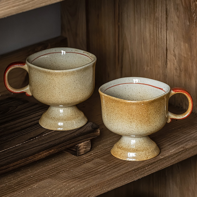 Retro Style Ceramic Cups Coffe - Japanese Daily Lifestyle recension och pris